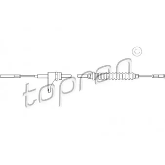 TOPRAN 103 301 - Câble d'accélération
