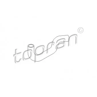 Durite de radiateur TOPRAN OEM 8455