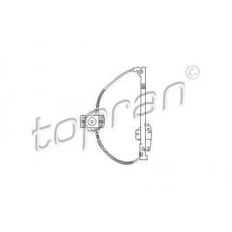 TOPRAN 103 594 - Lève-vitre arrière droit