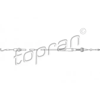 Câble d'accélération TOPRAN 103 603