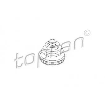Joint-soufflet, arbre de commande TOPRAN 103 661 pour AUDI A6 2.0 - 107cv
