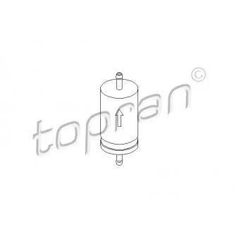 Filtre à carburant TOPRAN OEM 587003