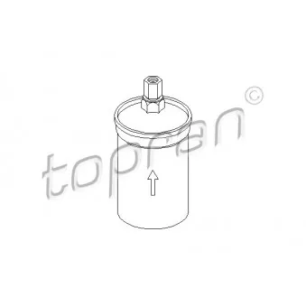 Filtre à carburant TOPRAN 104 134 pour VOLKSWAGEN PASSAT 2.0 - 115cv