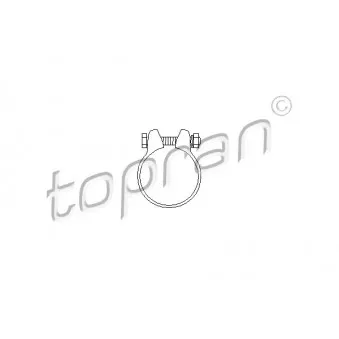 TOPRAN 104 182 - Raccord de tuyau, système d'échappement