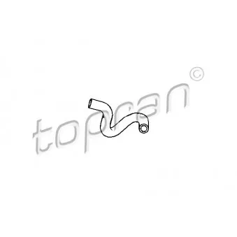 Durite de radiateur TOPRAN OEM 027121096A