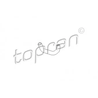 Durite de radiateur TOPRAN 107 383