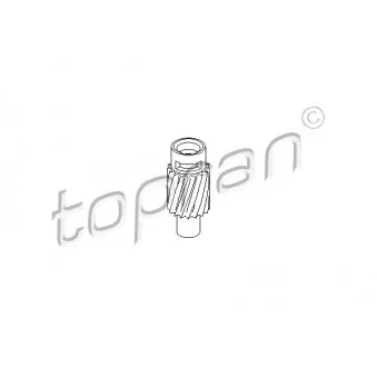 Câble flexible de commande de compteur TOPRAN 107 399 pour VOLKSWAGEN GOLF 1.6 - 75cv