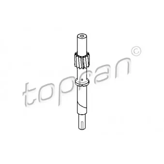 Câble flexible de commande de compteur TOPRAN [107 402]