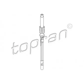 TOPRAN 107 535 - Câble flexible de commande de compteur