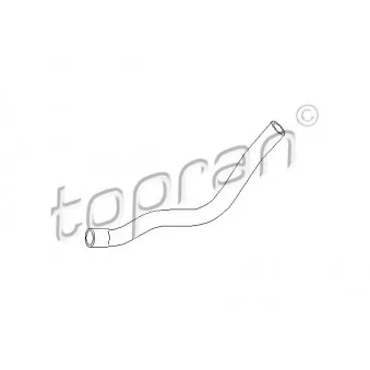 TOPRAN 108 317 - Durite de radiateur