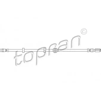 TOPRAN 108 912 - Flexible de frein