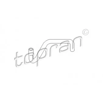 TOPRAN 109 012 - Durite de radiateur