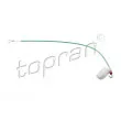 TOPRAN 109 076 - Tirette à câble, déverrouillage porte avant droit