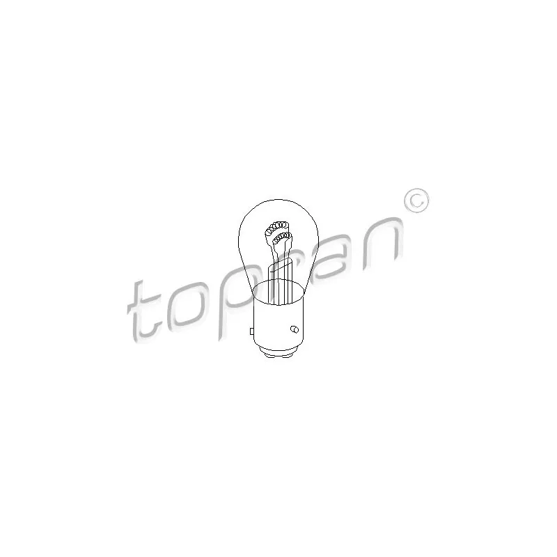 Ampoule, feu stop/feu arrière TOPRAN [109 104]