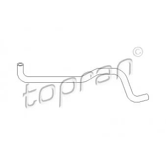 TOPRAN 109 195 - Durite de radiateur