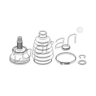 Jeu de joints, arbre de transmission TOPRAN OEM 6q0498099cx