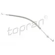 TOPRAN 109 453 - Tirette à câble, déverrouillage porte avant droit