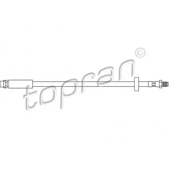 Flexible de frein TOPRAN 110 400 pour AUDI A6 2.0 TDI - 163cv