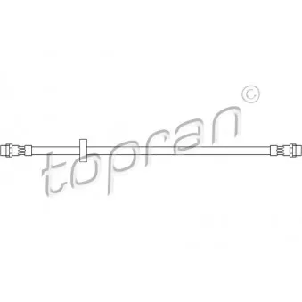 TOPRAN 110 403 - Flexible de frein avant gauche