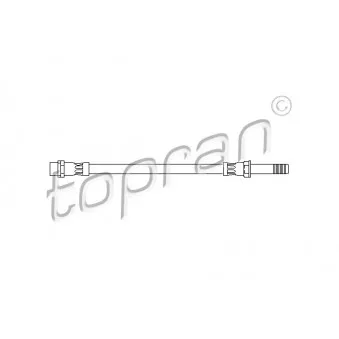 Flexible de frein TOPRAN 110 408 pour VOLKSWAGEN TRANSPORTER - COMBI 2.0 TDI 4motion - 199cv