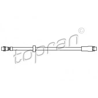 Flexible de frein TOPRAN 110 411 pour AUDI A4 2.0 TFSI - 170cv