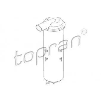 TOPRAN 111 022 - Filtre à charbon actif, ventilation du réservoir