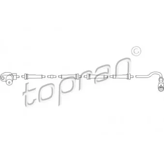 TOPRAN 111 075 - Capteur, vitesse de roue