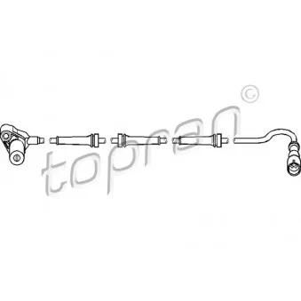 TOPRAN 111 077 - Capteur, vitesse de roue arrière gauche
