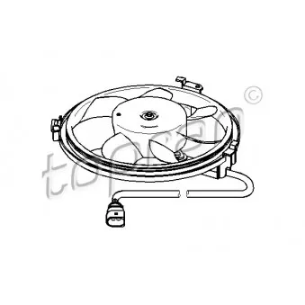 Ventilateur, refroidissement du moteur TOPRAN OEM V15-0118381