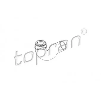 Gaine de suralimentation TOPRAN 111 550 pour VOLKSWAGEN PASSAT 1,8 T - 170cv