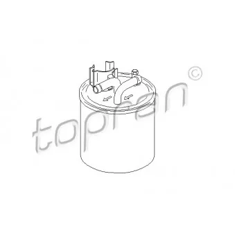 Filtre à carburant TOPRAN OEM EFF5109.20