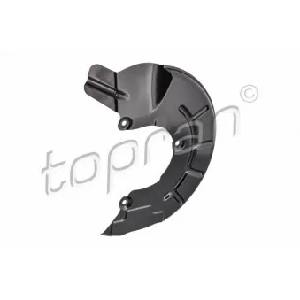 TOPRAN 116 445 - Déflecteur, disque de frein avant gauche