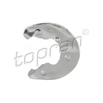TOPRAN 117 959 - Déflecteur, disque de frein avant gauche
