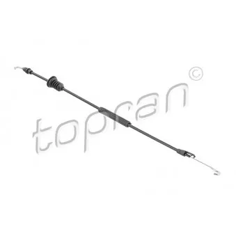 TOPRAN 118 368 - Tirette à câble, déverrouillage porte