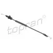TOPRAN 118 400 - Tirette à câble, déverrouillage porte
