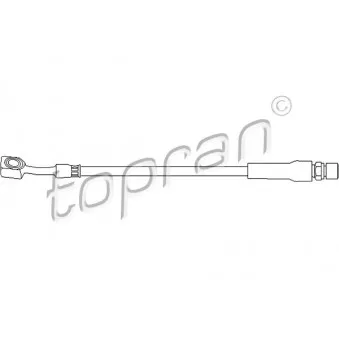 Flexible de frein TOPRAN 200 915 pour OPEL CORSA 1.2 - 45cv