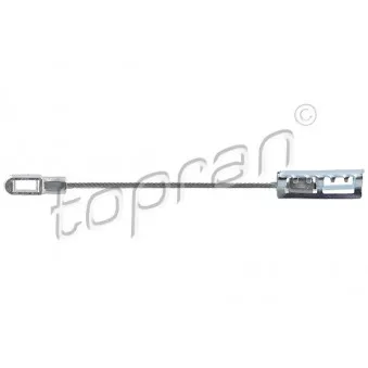 TOPRAN 205 502 - Tirette à câble, frein de stationnement