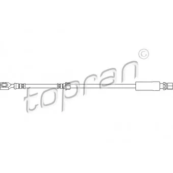 Flexible de frein TOPRAN 205 517 pour OPEL VECTRA 1.6 i - 75cv