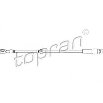 TOPRAN 205 518 - Flexible de frein