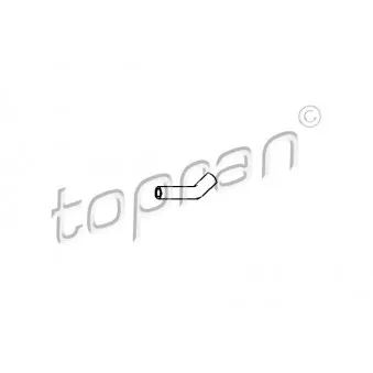 TOPRAN 205 709 - Durite de radiateur