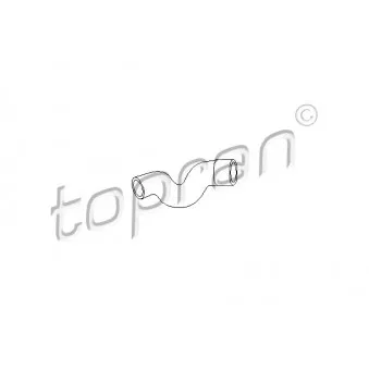 TOPRAN 205 713 - Durite de radiateur