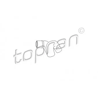 TOPRAN 205 719 - Durite de radiateur