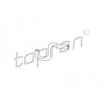 Durite de radiateur TOPRAN OEM 08146