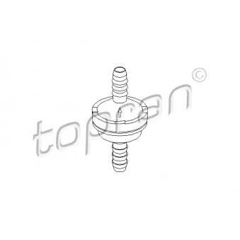 TOPRAN 206 111 - Soupape, dispositif d'assistance de frein