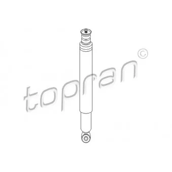 TOPRAN 206 550 - Jeu de 2 amortisseurs arrière