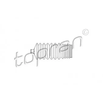 TOPRAN 206 626 - Joint-soufflet, direction