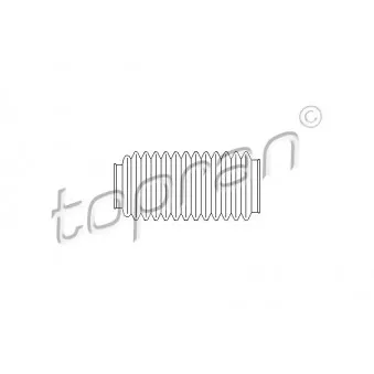 TOPRAN 206 627 - Joint-soufflet, direction