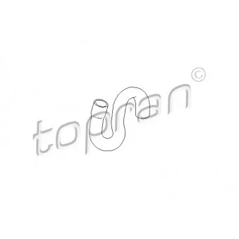 TOPRAN 206 703 - Durite de radiateur