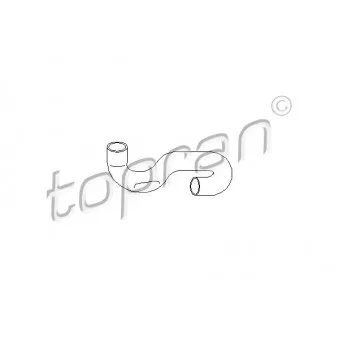 Durite de radiateur TOPRAN OEM 1337191