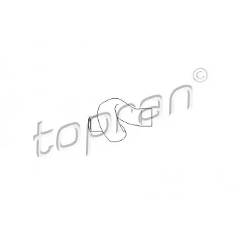 Durite de radiateur TOPRAN OEM 95227